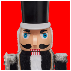 Collapsible Black Nutcracker