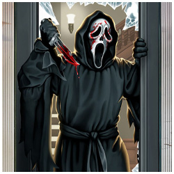 Ghost Face: Ghost Face Door Cover