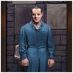 The Silence of the Lambs: Hannibal Lecter Door Cover