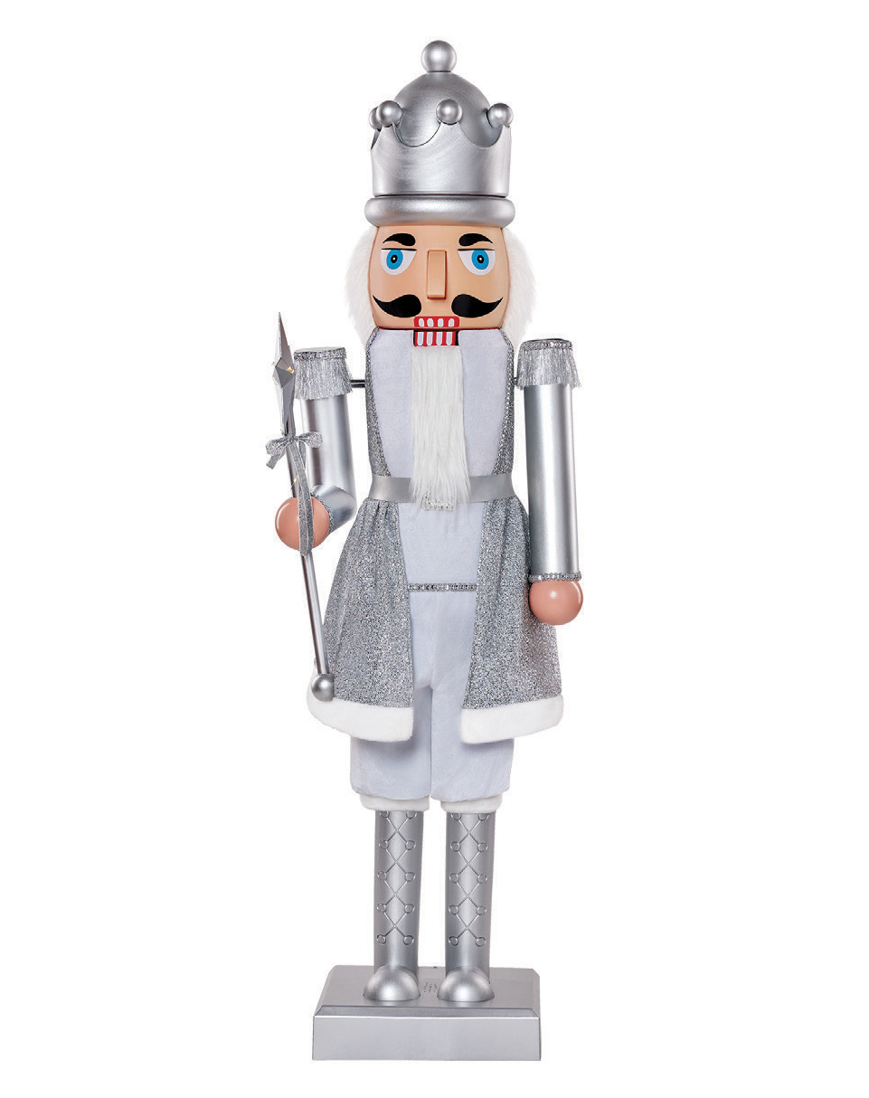 Collapsible Silver Nutcracker